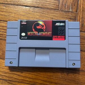 Mortal Kombat Nintendo SNES Super Nintendo Game Cartridge SNS-KX-USA Acclaim